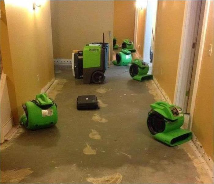 SERVPRO Dry Out Equipment in a Home