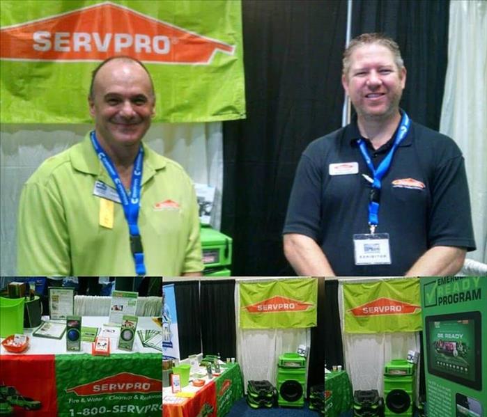 Bob Gillo and Brad Tayloe of SERVPRO of Venice and Port Charlotte at the Charlotte County Chamber Business Expo